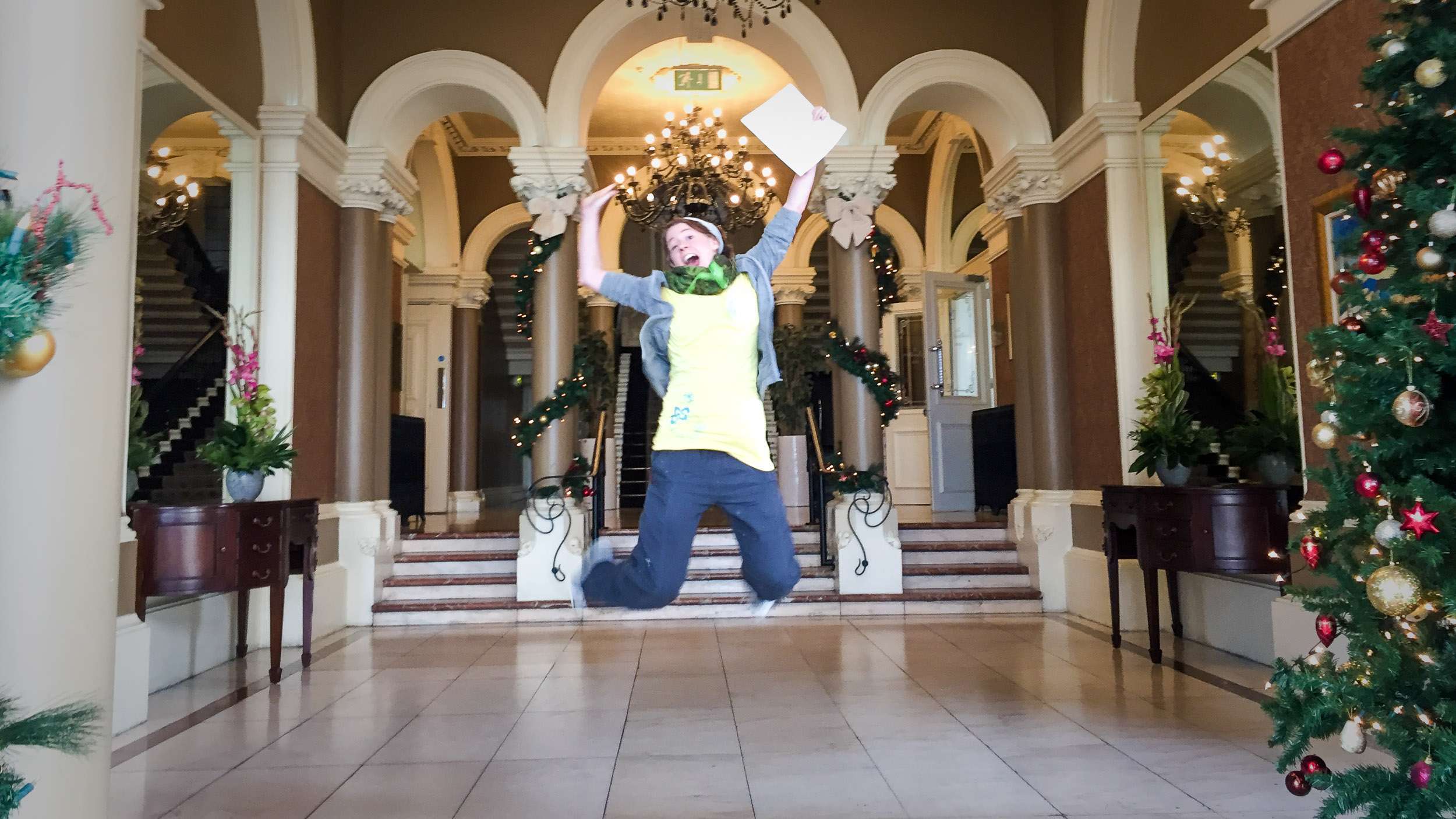 Ja, es war schon auch ein bisschen cool – meine erste Konferenz, dann gleich in so einem schicken Hotel. Da musste ich mich mal ein bisschen freuen =)